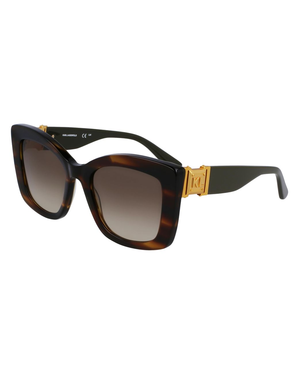 Karl Lagerfeld Black Kl6139S 212 Sunglasses Acetate Squared Normal Shaded