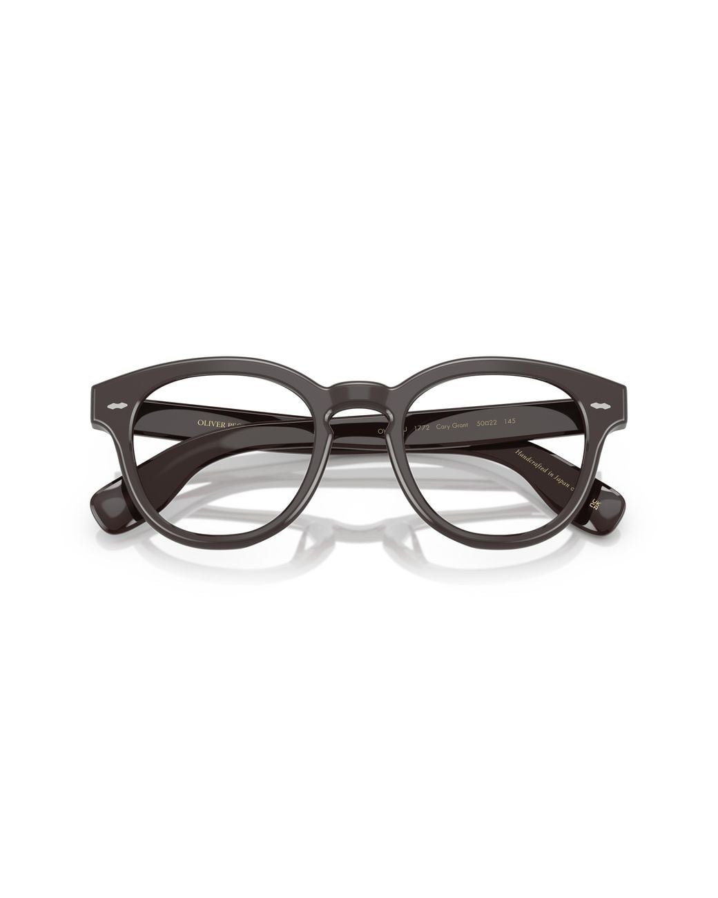 Oliver Peoples Black Ov5413U Cary Grant 1772 Optical Frames Acetate Transparent Round Normal
