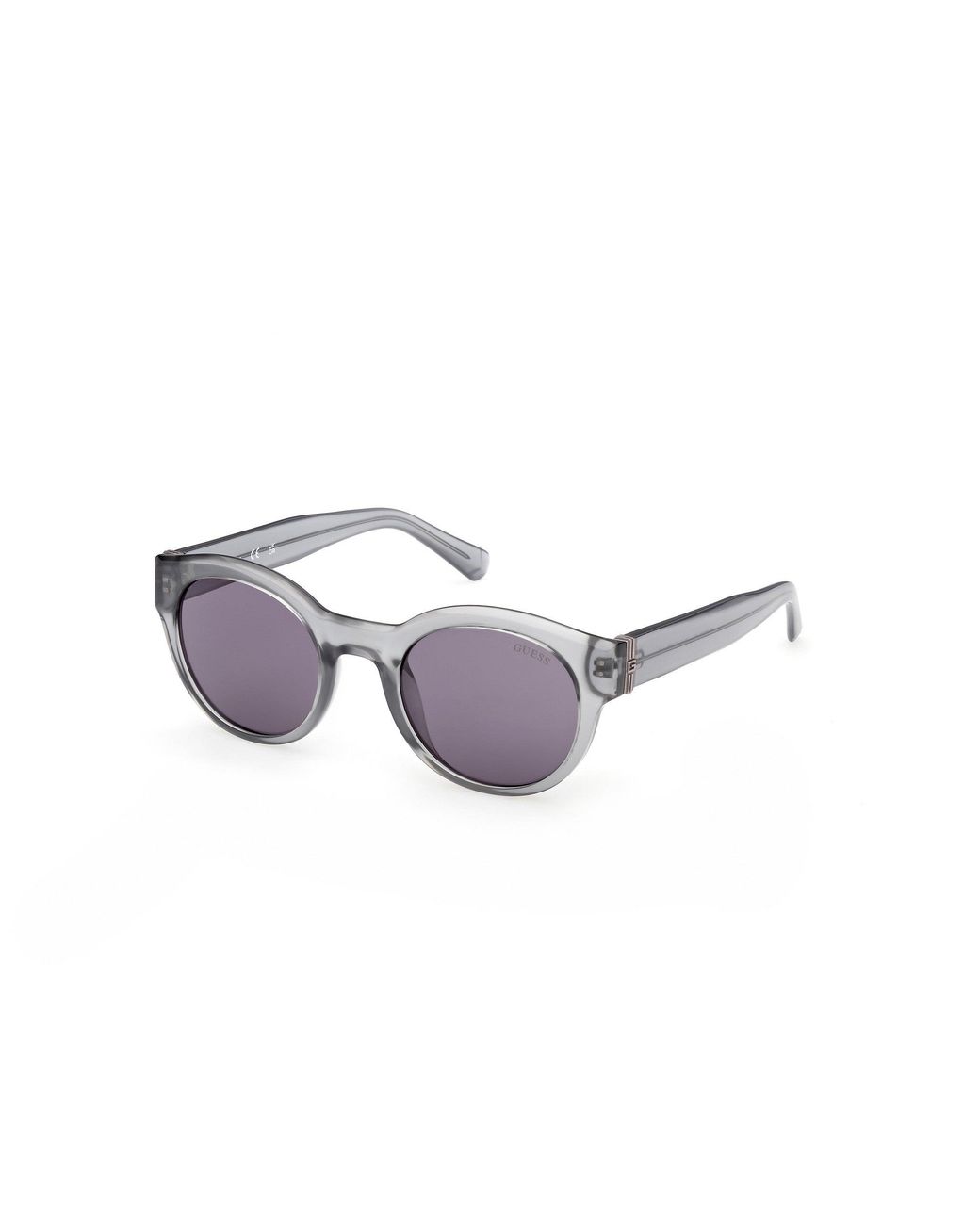 Guess Black Gu00298 20Y Sunglasses Injected Round Normal for men