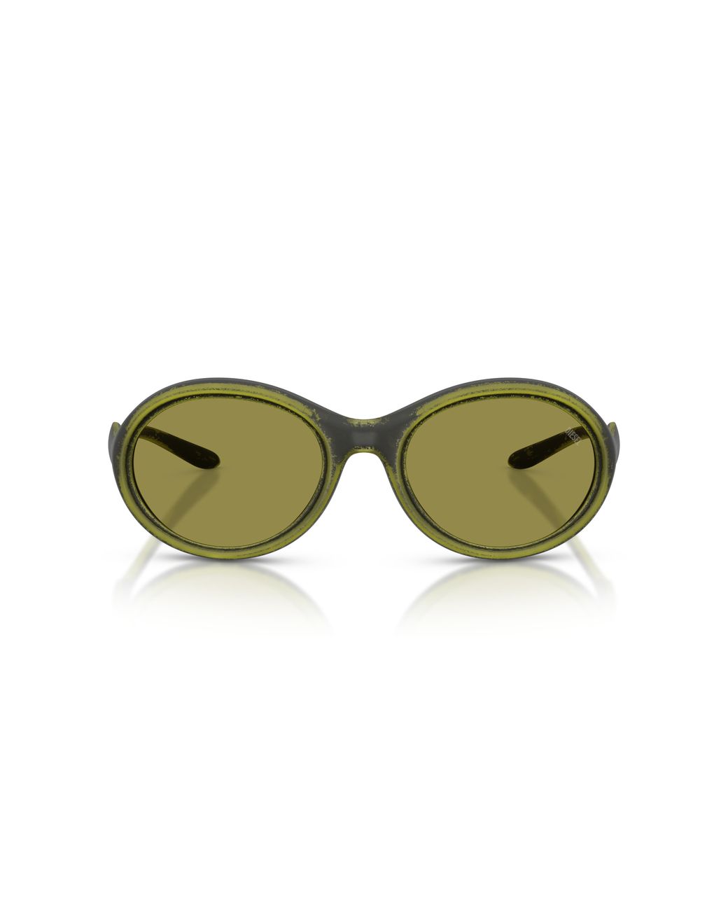DIESEL Green Dl3009U 511/2 Sunglasses Injected Round Normal
