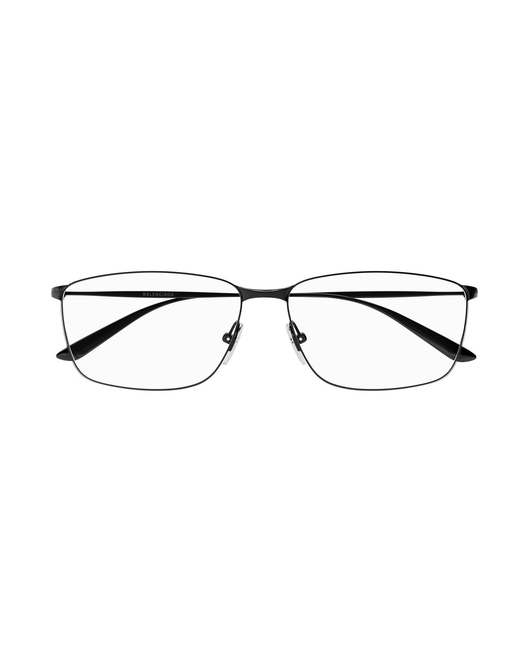 Balenciaga Black Bb0415O 001 Optical Frames Acetate Transparent Squared for men