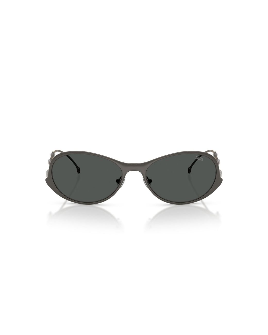 DIESEL Black Dl1014 100987 Sunglasses Metal Round Normal