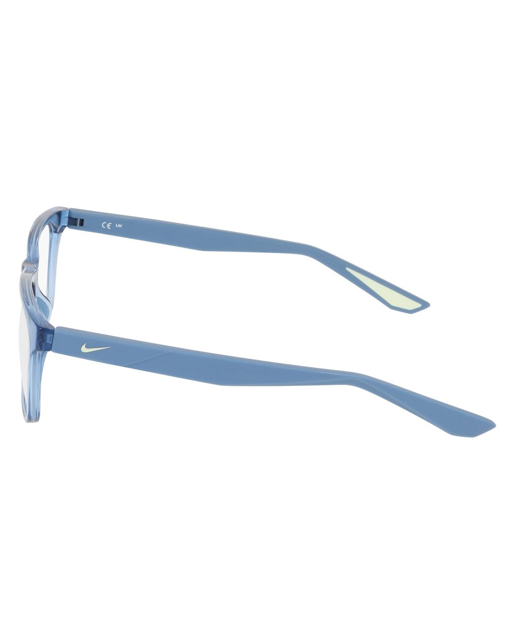 Nike Black 7414 425 Optical Frames Bio-Injected Squared Normal for men