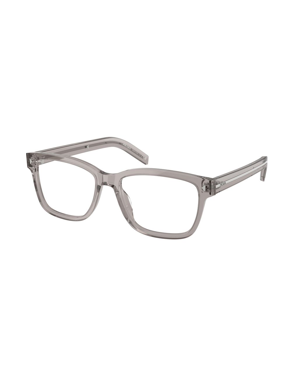 Prada Black Pr B10V 10J1O1 Optical Frames Acetate Transparent Squared Normal for men