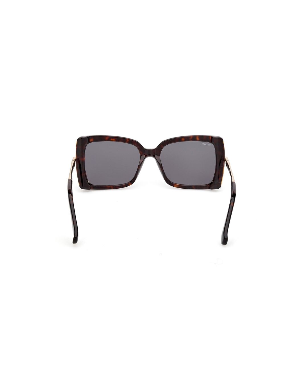 Max Mara Black Mm0166 Roquebrune 52A Sunglasses Acetate Smoke Butterfly Normal