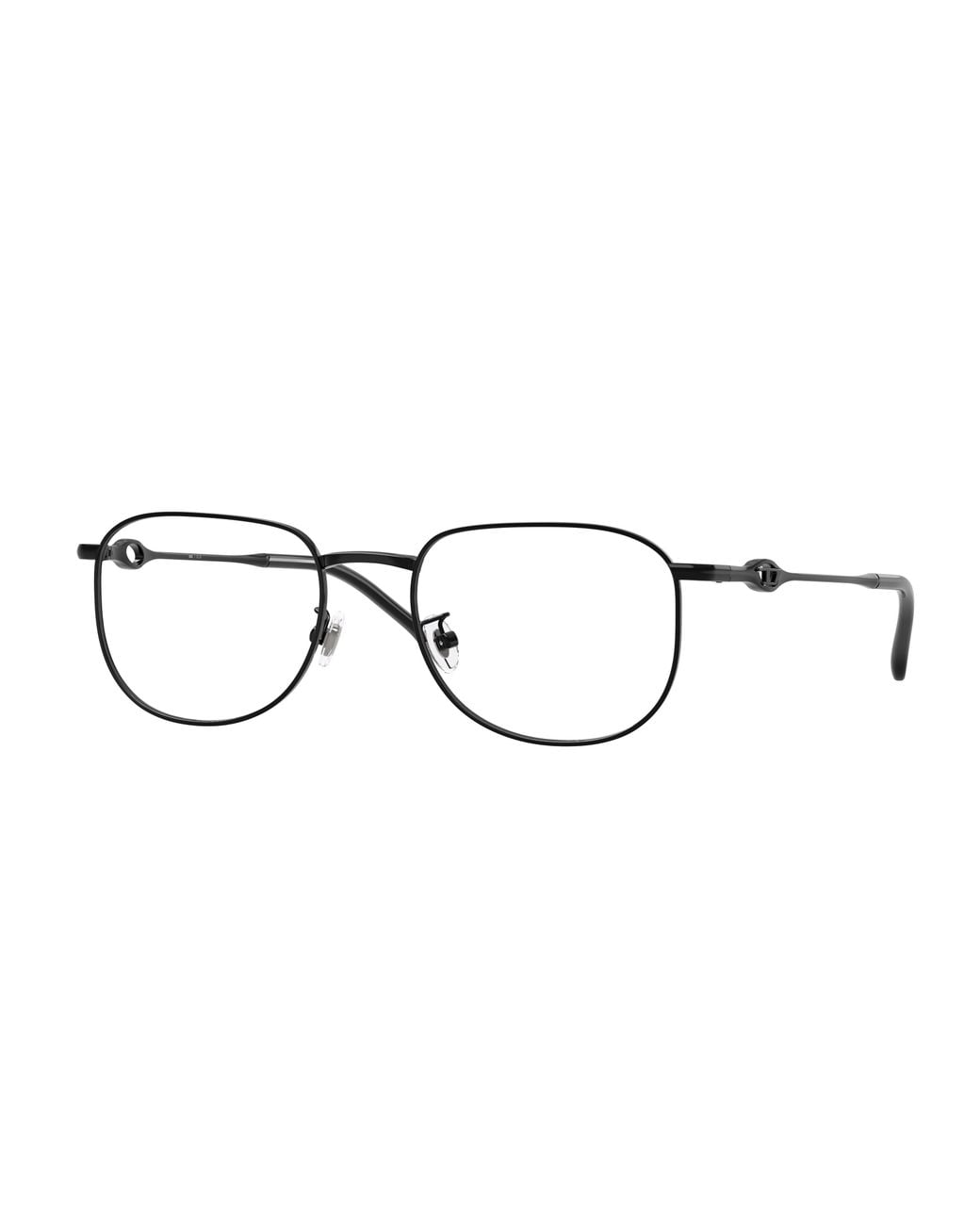 DIESEL Black Dl5013D 1002 Optical Frames Metal Transparent Pillow Normal