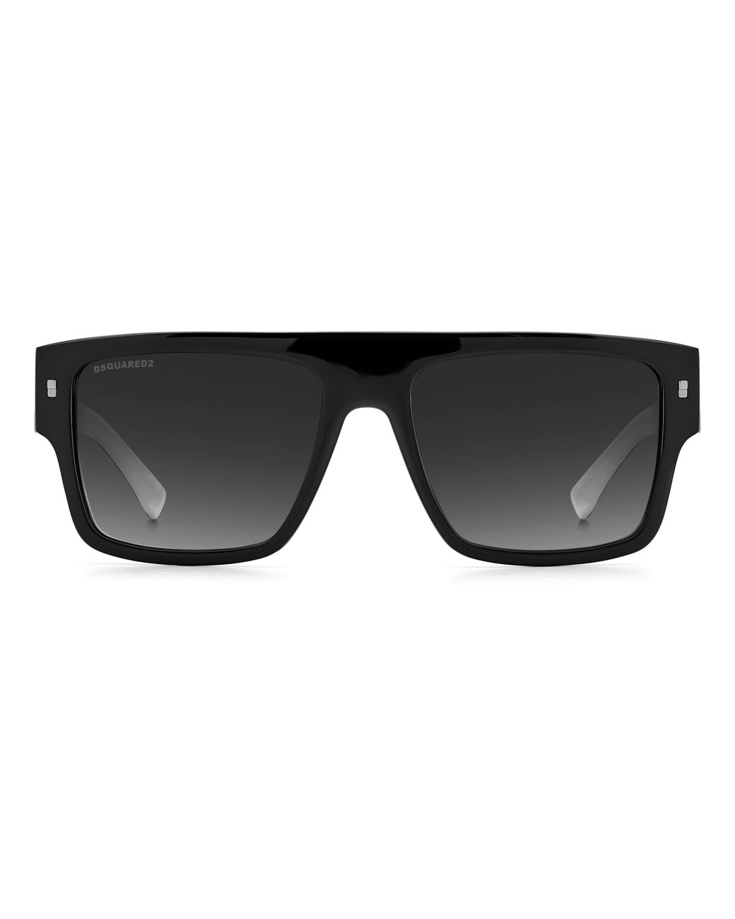 DSquared² Black Icon 0003/S 80S/9O Sunglasses Acetate Squared Shaded for men