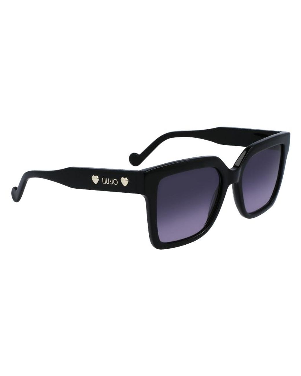 Liu Jo Black Lj771S 001 Sunglasses Acetate Squared Normal Shaded