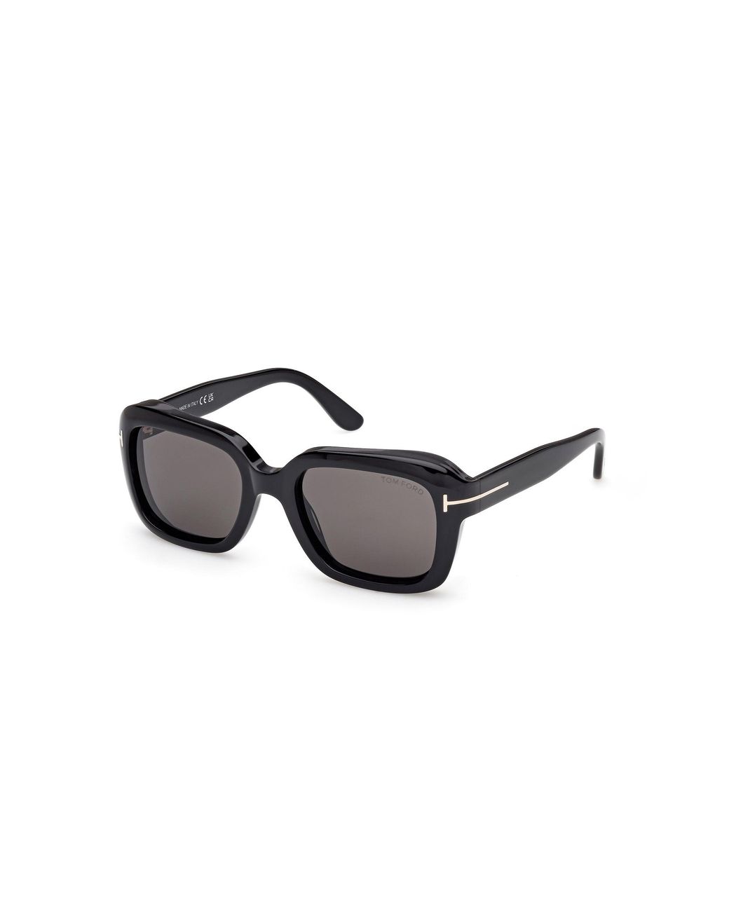Tom Ford Black Ft1283 Natalia-02 01A Sunglasses Acetate Smoke Squared Normal