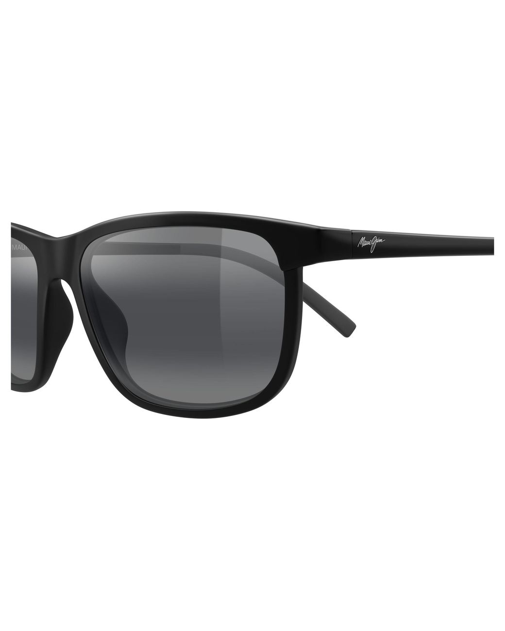 Maui Jim Black Mj0811S 017 Occhiali Da Sole Bio-Iniettato Grigio Squadrata