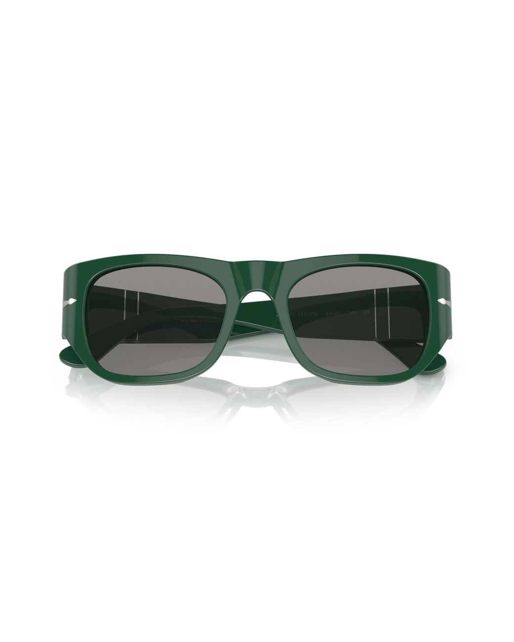 Persol Green Po3308S 1171R5 Sunglasses Acetate Squared Normal