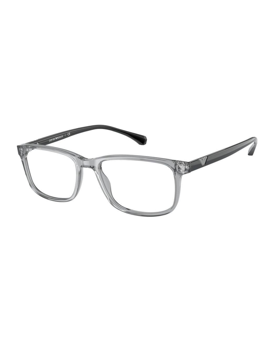 Emporio Armani Black Ea3098 5029 Optical Frames Acetate Squared Normal for men