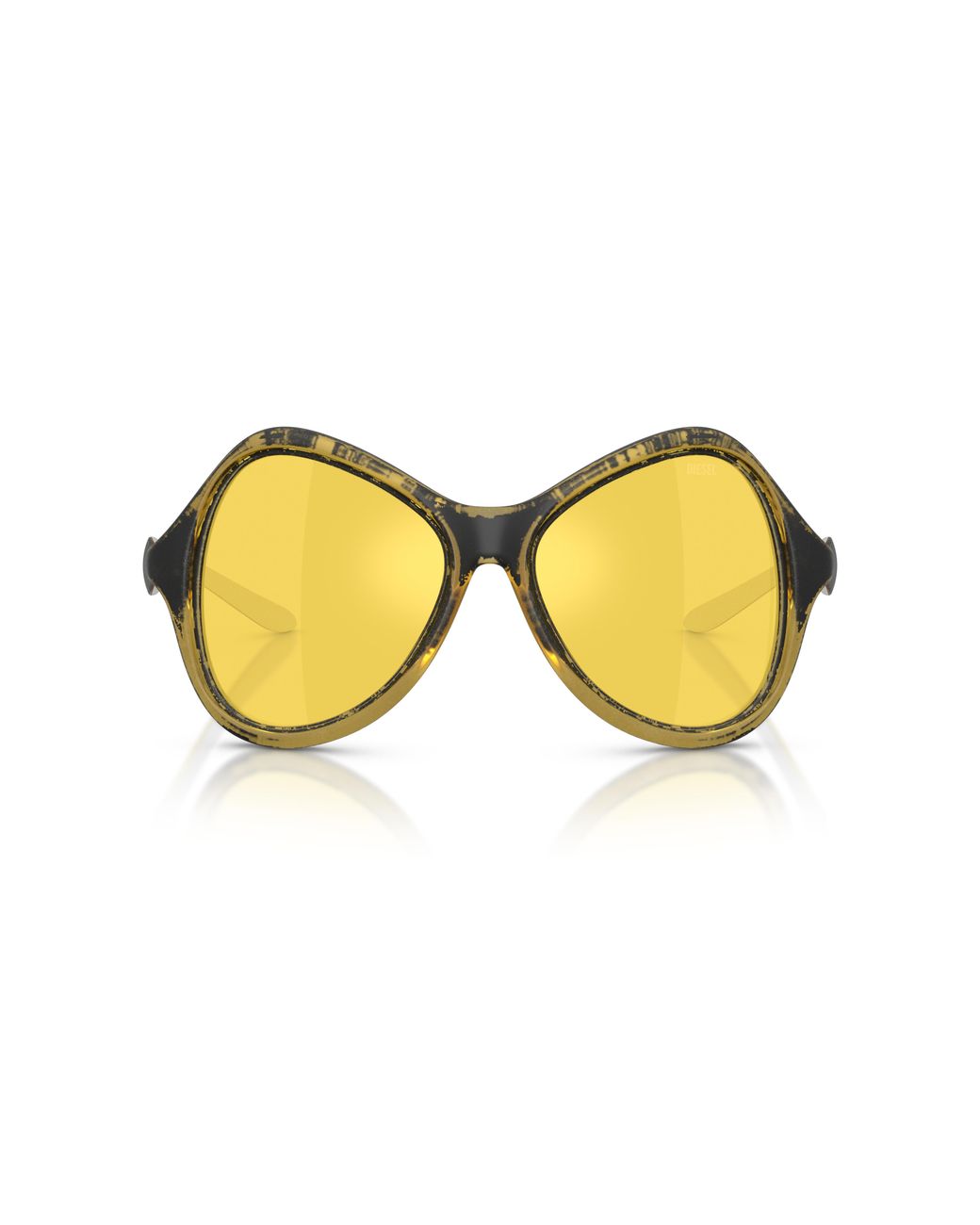 DIESEL Black Dl3010U 2030V9 Sunglasses Injected Cat Eye Normal