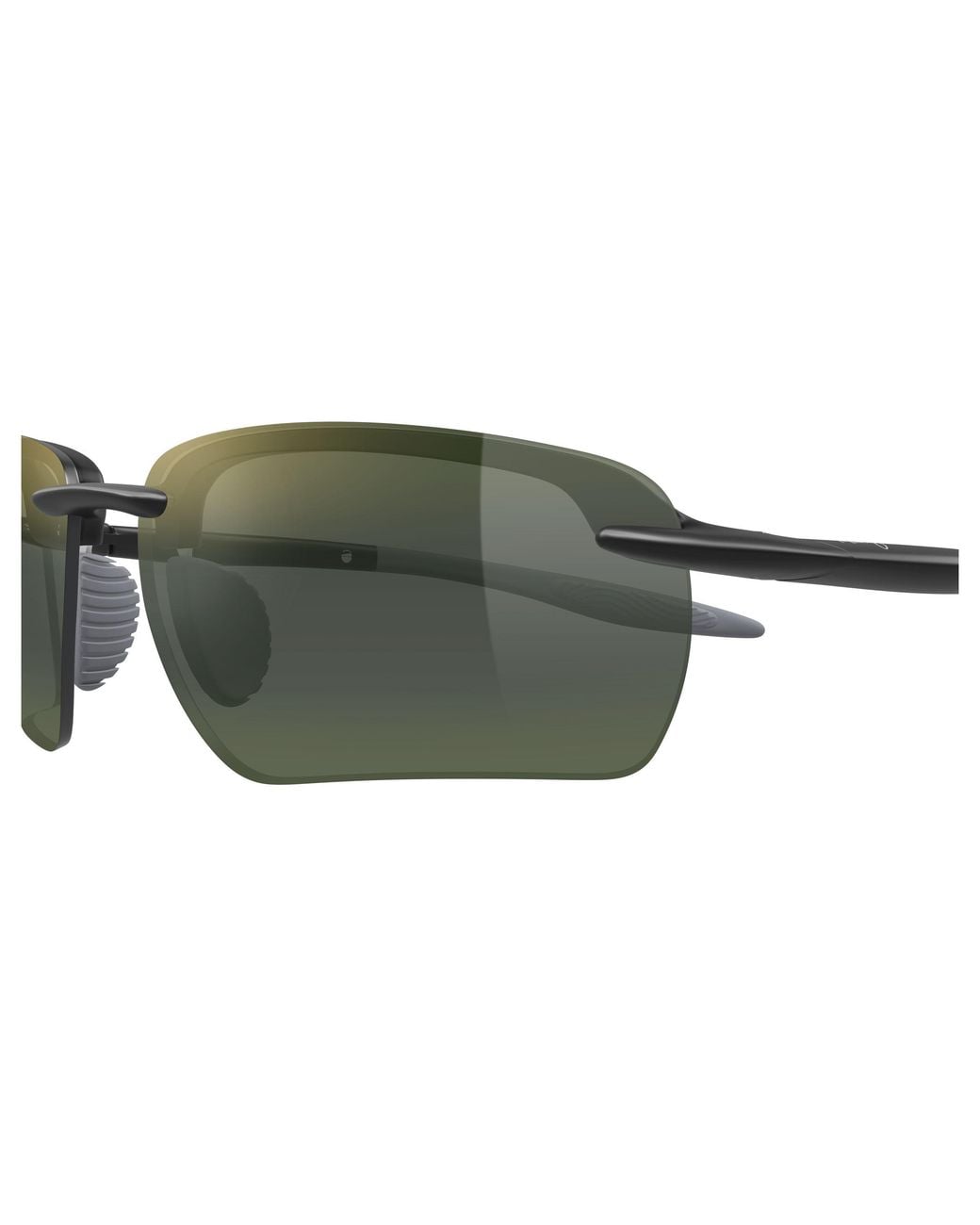 Maui Jim Black Mj0336S 001 Occhiali Da Sole Bio-Iniettato Verde Geometrica
