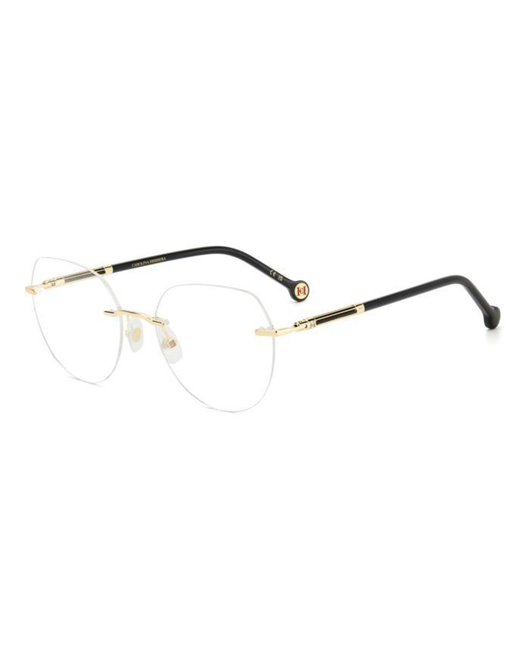 Carolina Herrera Black Her 0235 S0D Optical Frames Metal Cat Eye