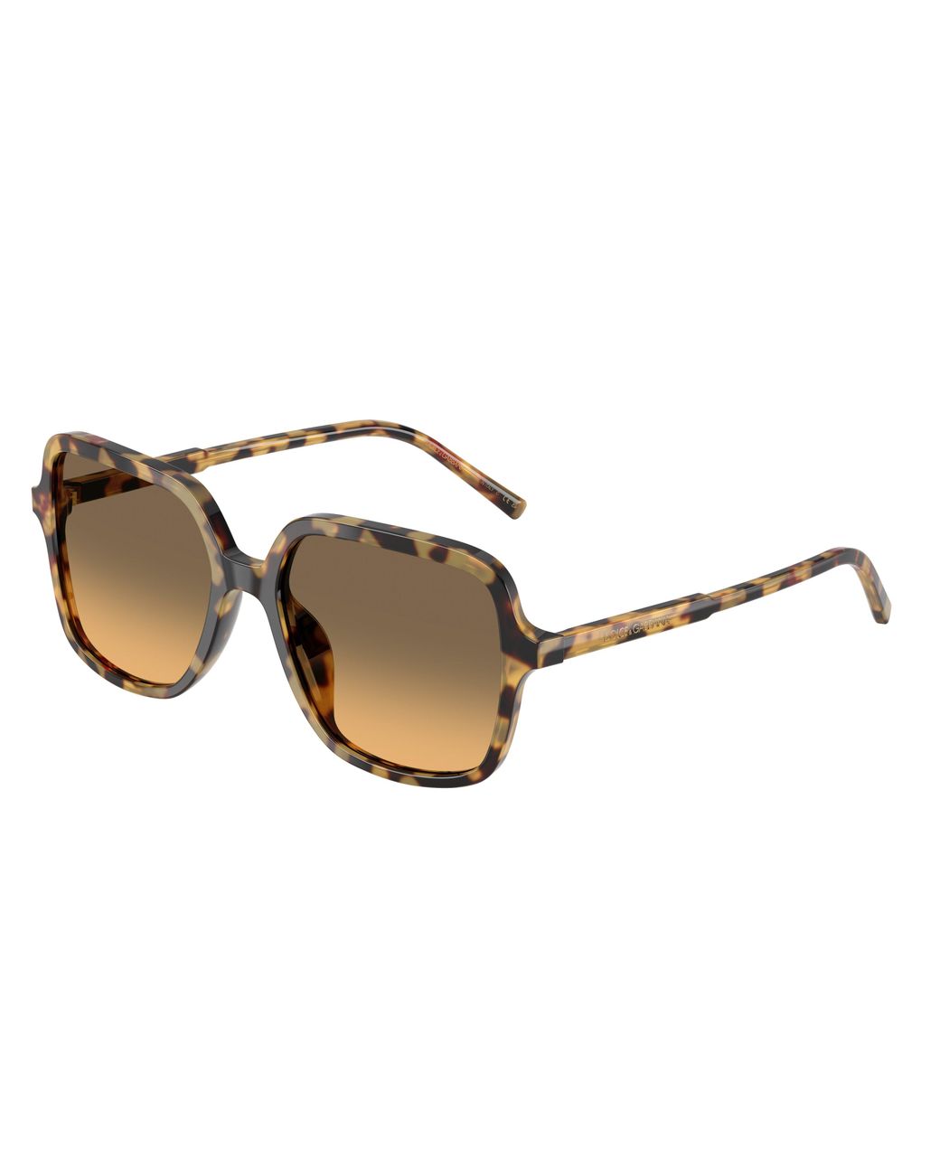 Dolce & Gabbana Black Dg4539 512/11 Sunglasses Acetate Squared Normal Nuanced