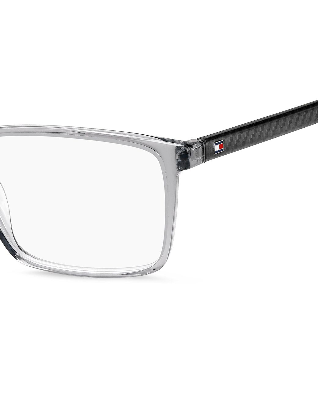 Tommy Hilfiger Black Th 2198 3U5 Optical Frames Acetate Squared Normal for men