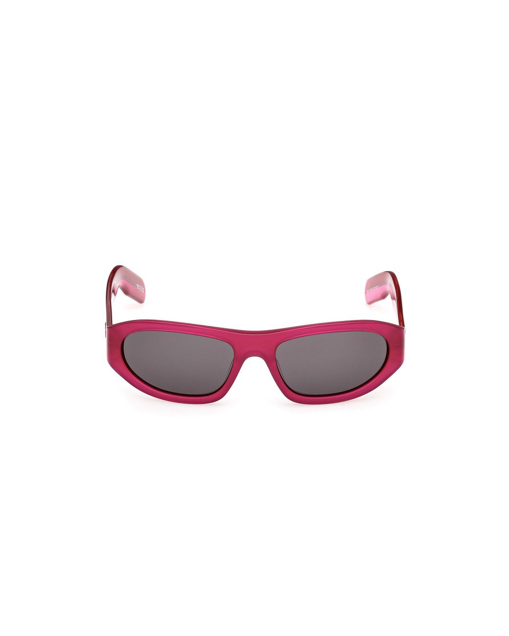 Adidas Pink Or0139 72A Sunglasses Acetate Smoke Round Normal