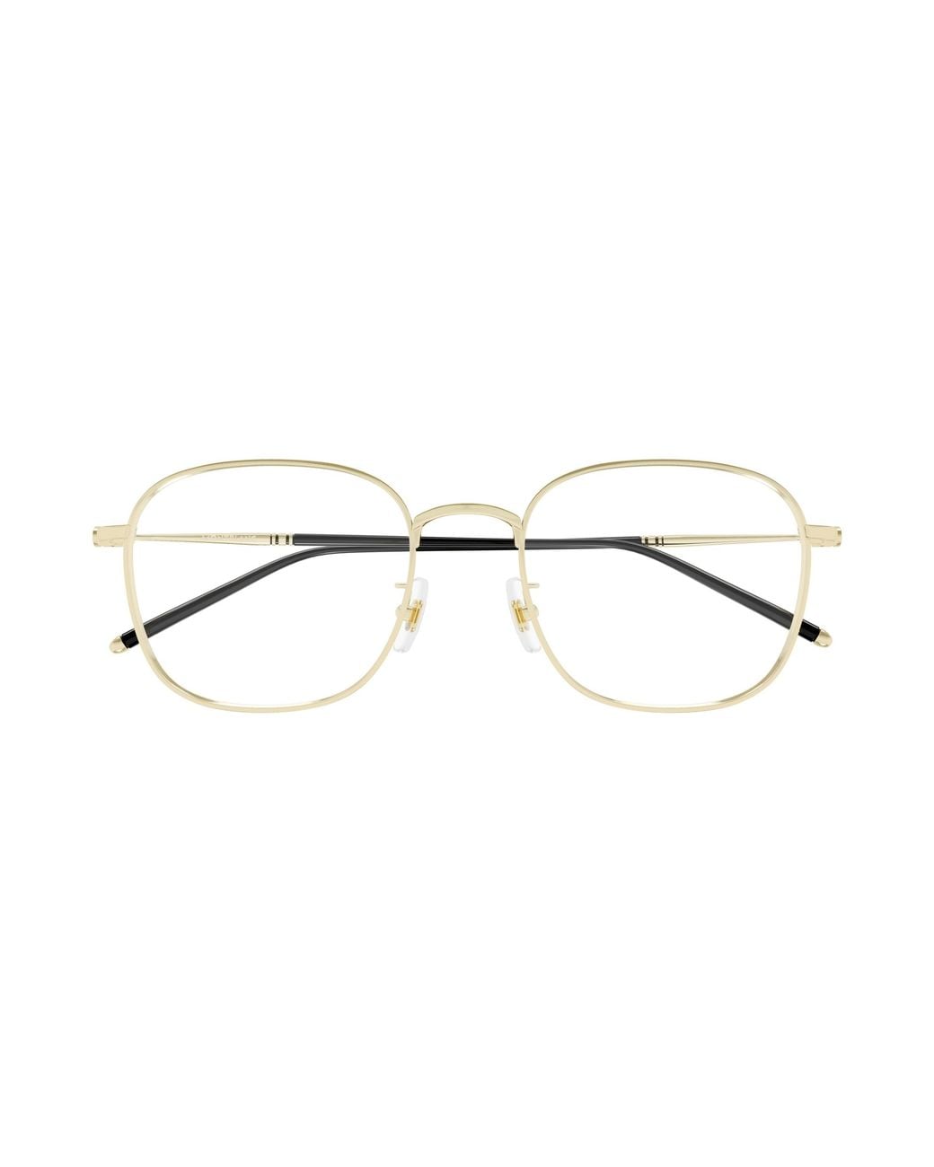 Montblanc Black Mb0415Oa 003 Optical Frames Titanium Transparent Squared for men