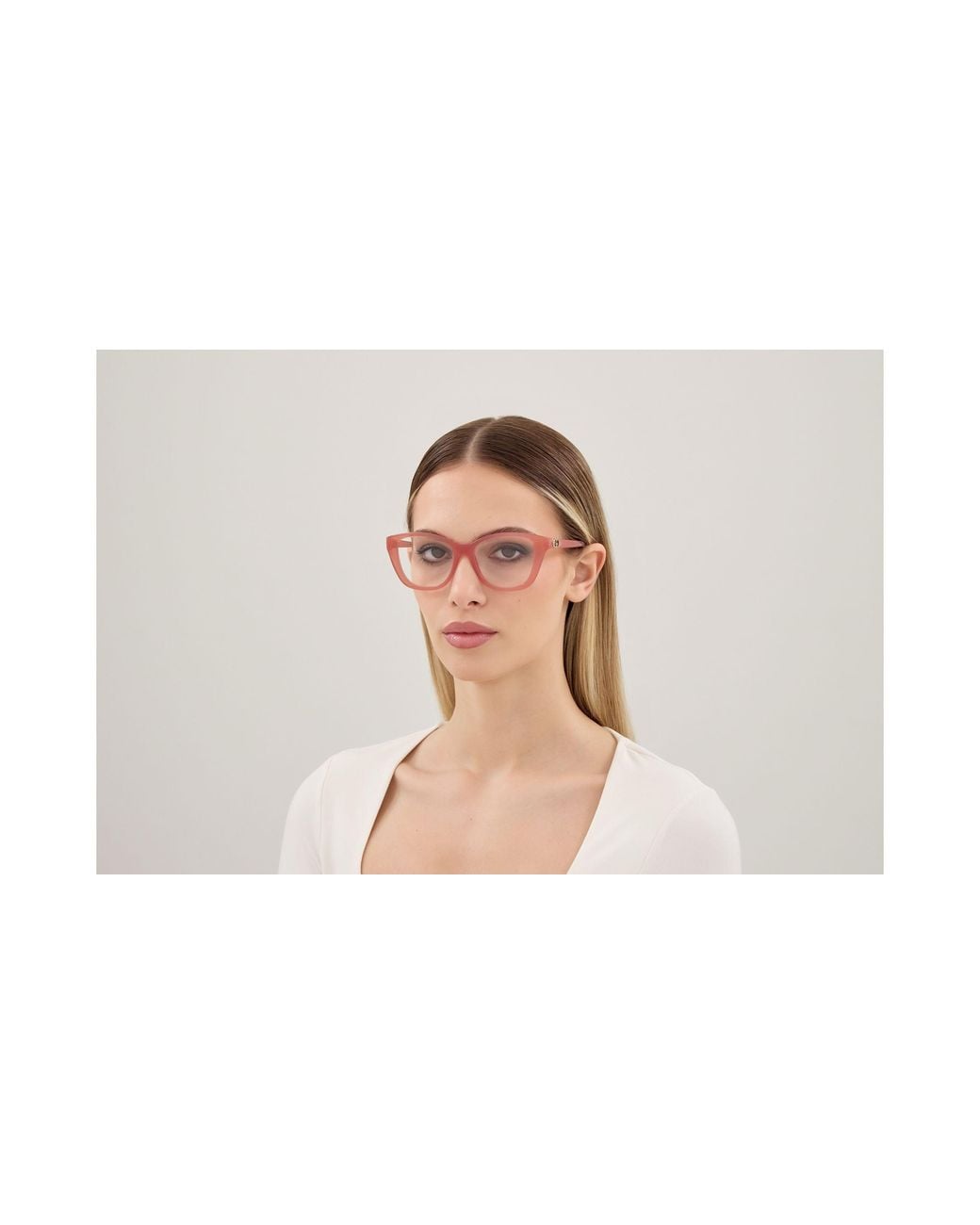 Gucci Black Gg2195O 003 Optical Frames Injected Transparent Cat Eye