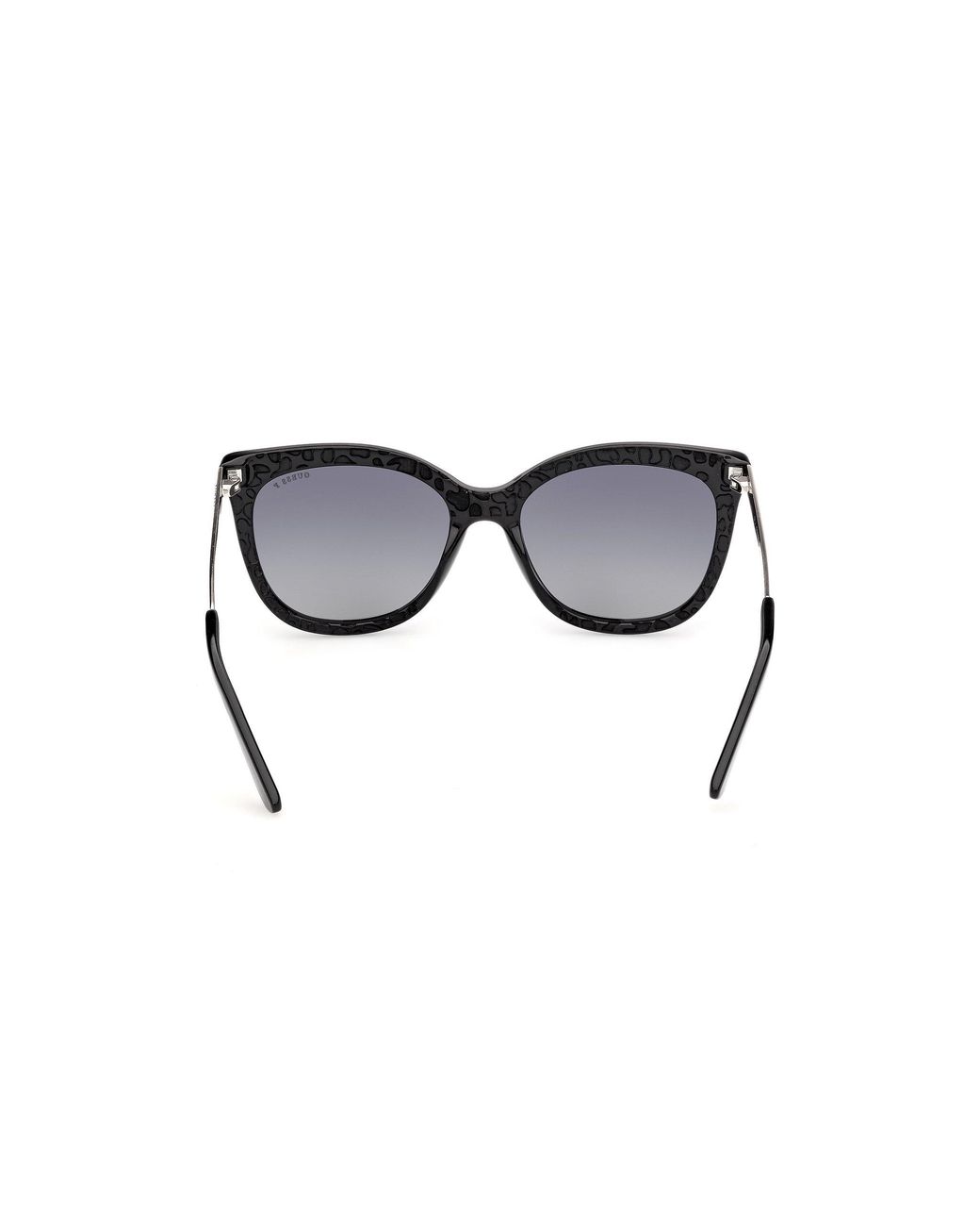Guess Black Gu00354 01D Sunglasses Injected Smoke Cat Eye Polarized