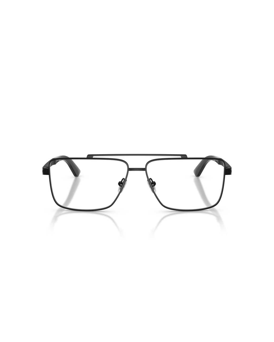Versace Black Ve1315 1261 Optical Frames Metal Transparent Squared Normal for men