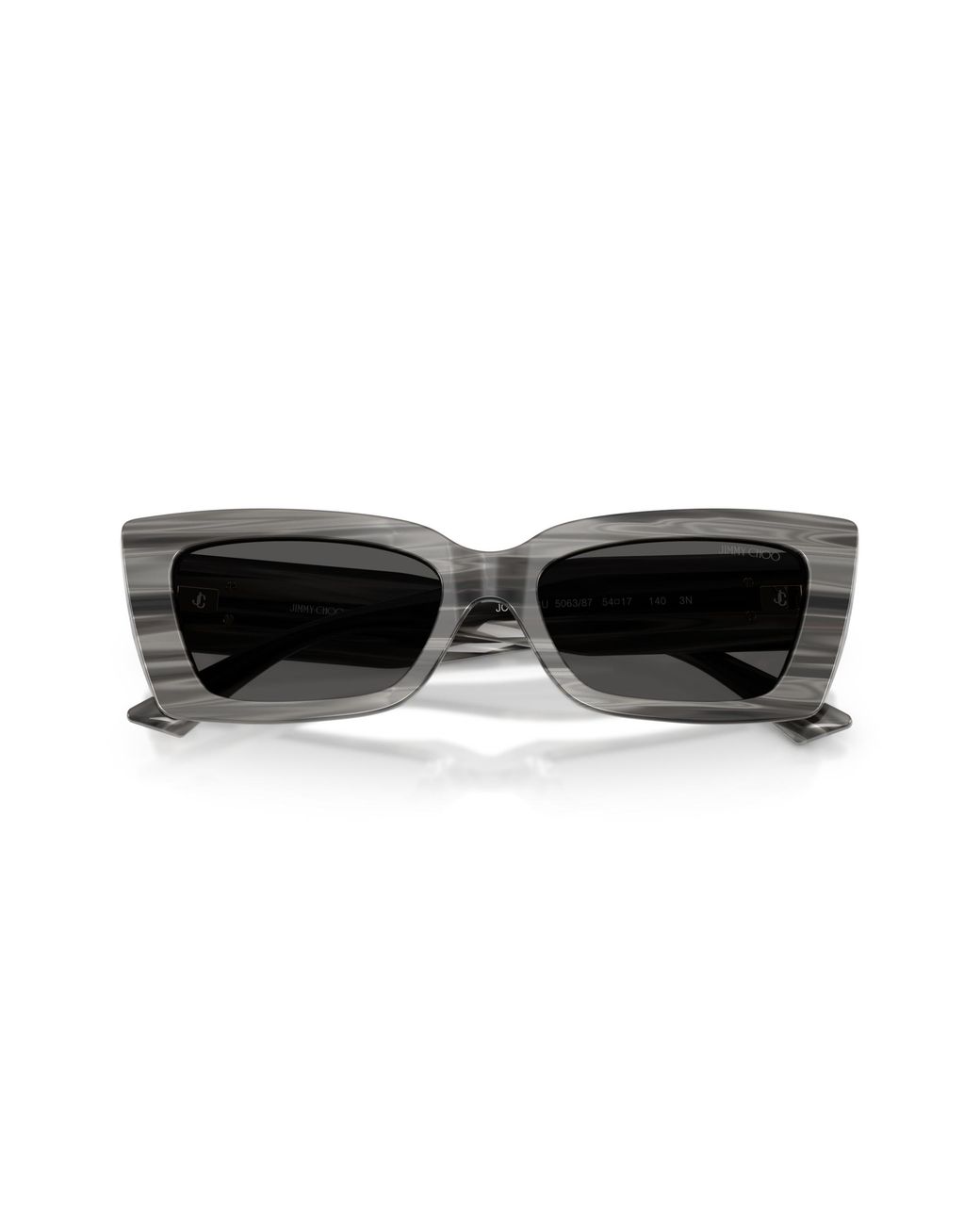 Jimmy Choo Black Jc5037Bu 506387 Sunglasses Acetate Cat Eye Normal