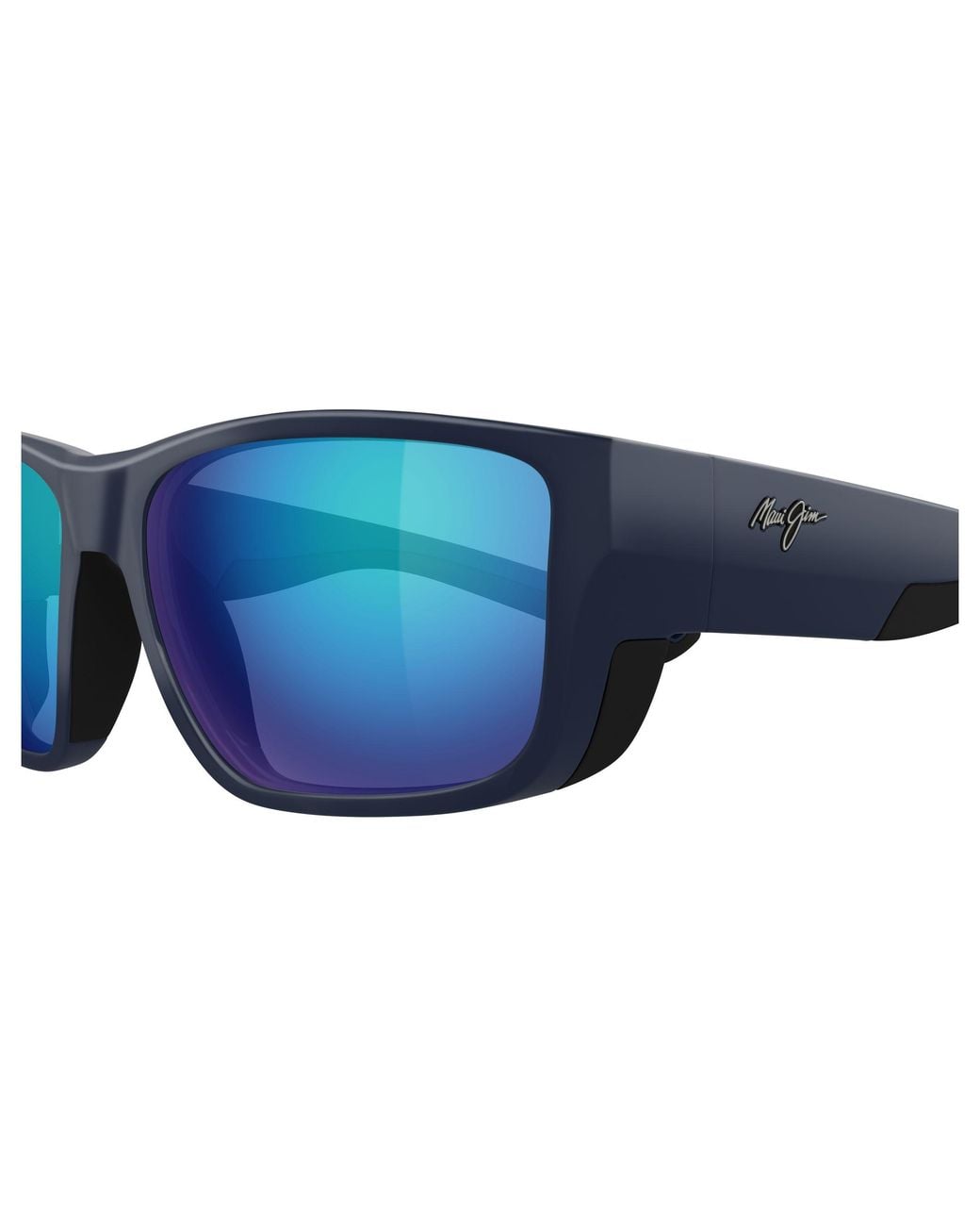 Maui Jim Black Mj0896S 002 Occhiali Da Sole Iniettato Squadrata