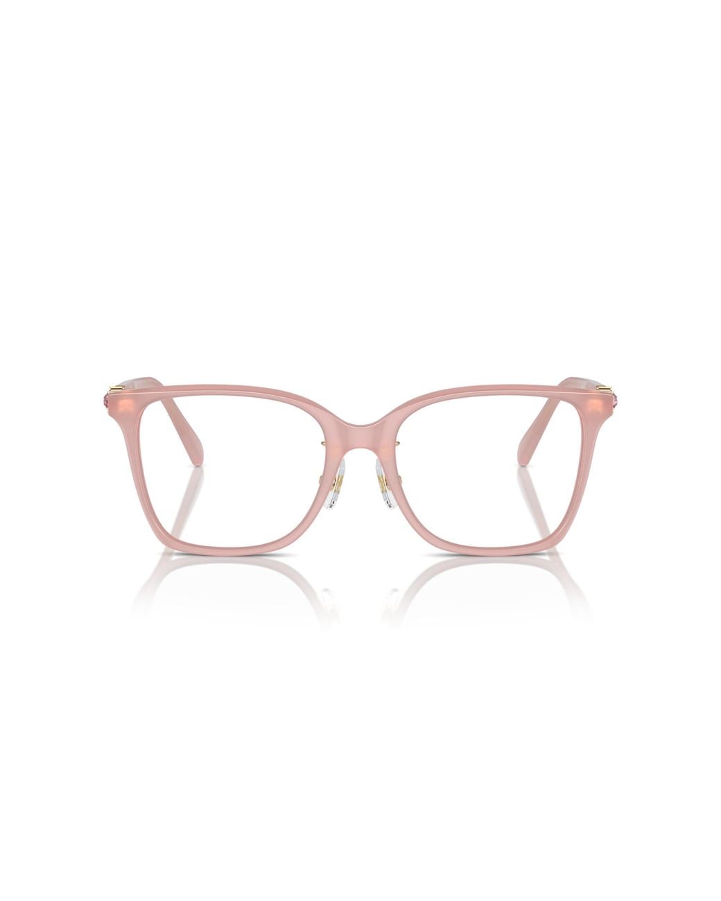 Swarovski Black Sk2026D 1031 Optical Frames Acetate Transparent Geometric Normal