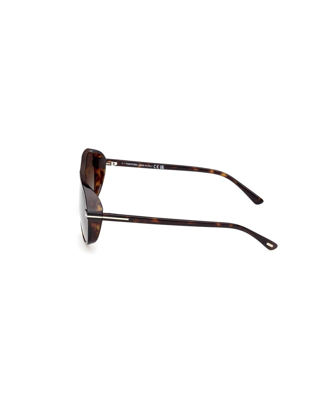Tom Ford Black Ft1208 Guillaume 52K Sunglasses Acetate Trasparente Pilot Normal Sfumato for men