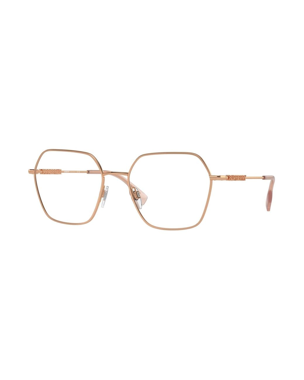 Burberry Black Be1381 1337 Optical Frames Steel Geometric Normal