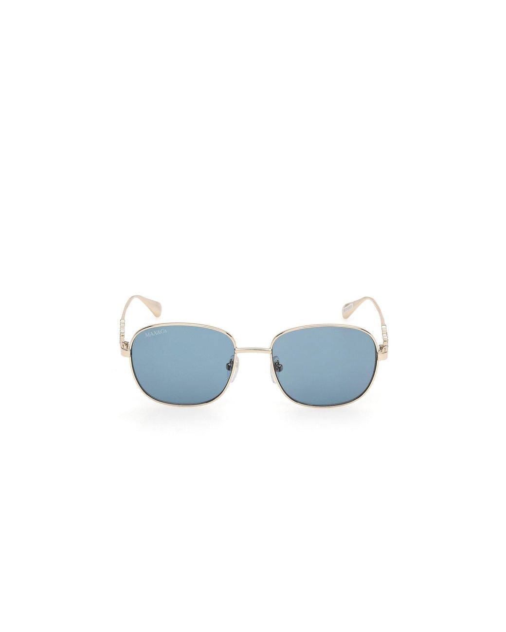 MAX&Co. Black Mo0169 32N Sunglasses Metal Squared Normal