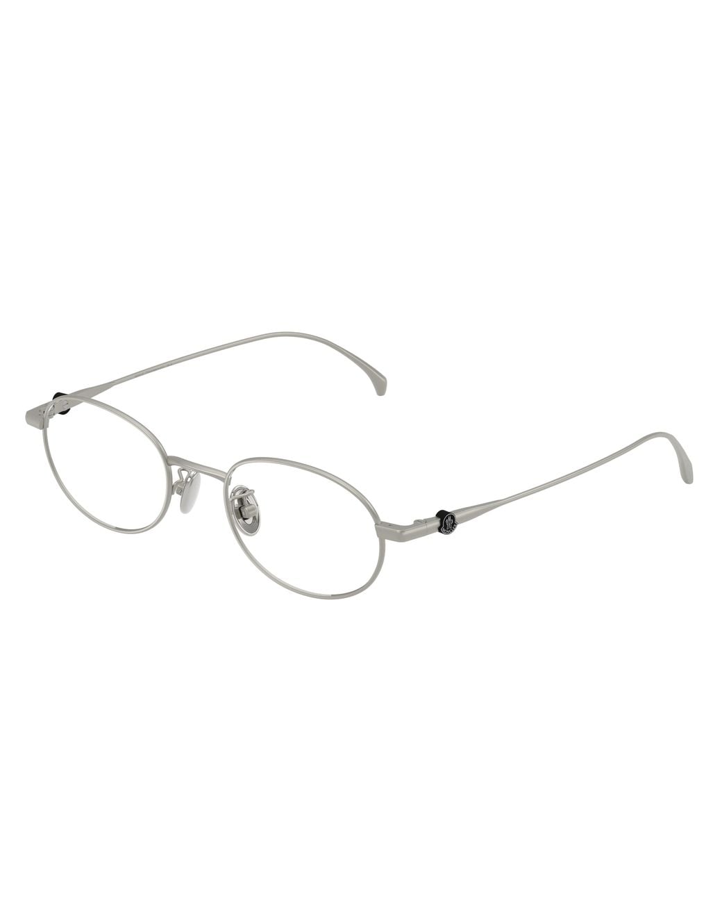 Moncler Black Me1018Td 1004 Optical Frames Titanium Transparent Round Normal
