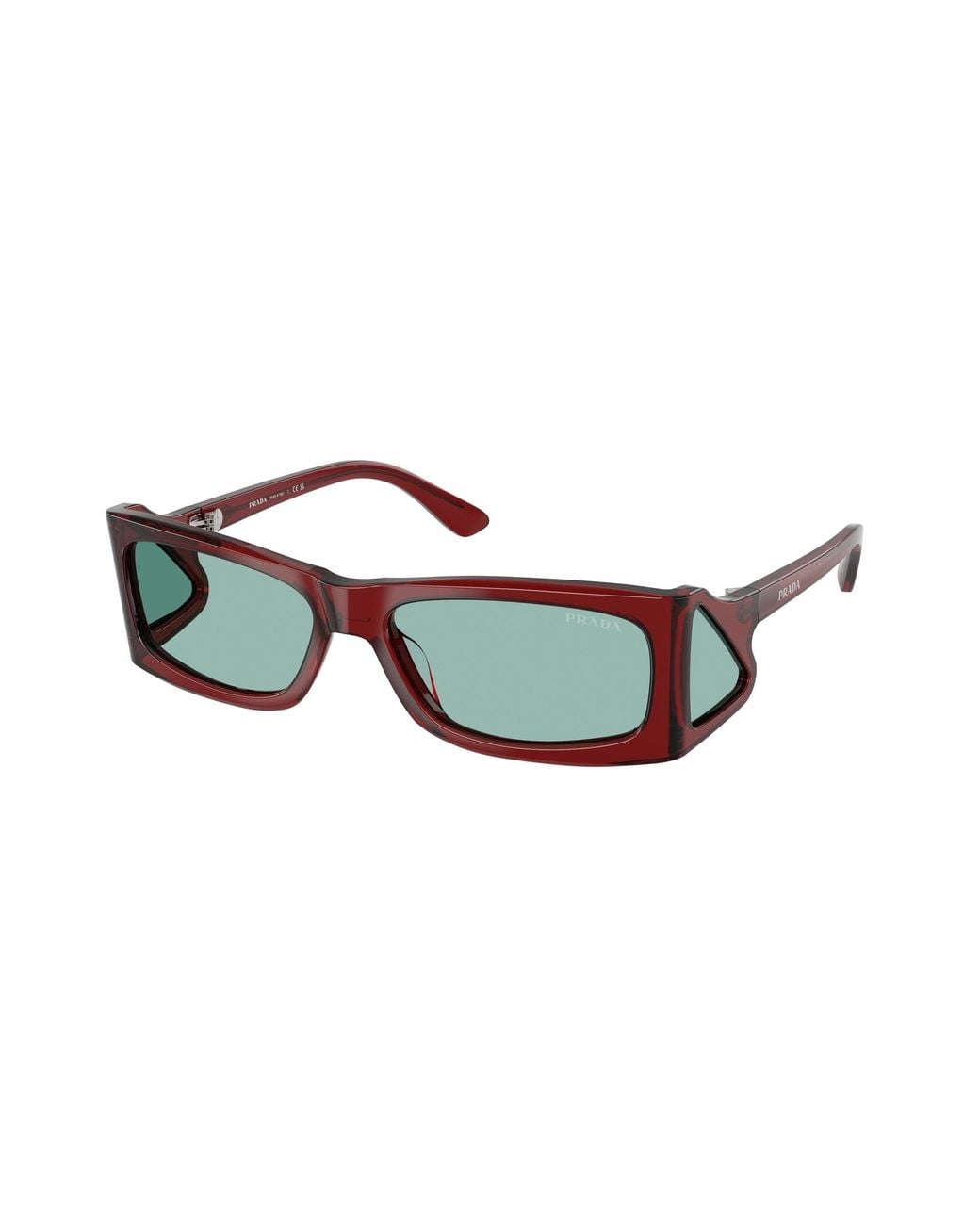 Prada Black Pr B03S 12Z40K Sunglasses Acetate Squared Normal for men