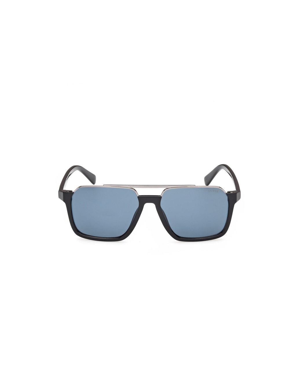 Guess Black Gu00366 01V Sunglasses Injected Squared Normal for men