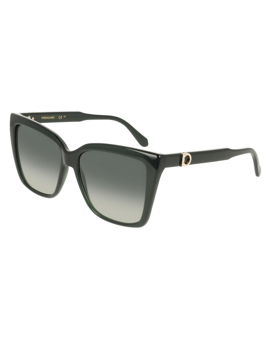 Ferragamo Black Sf2085Se 302 Sunglasses Acetate Squared Normal