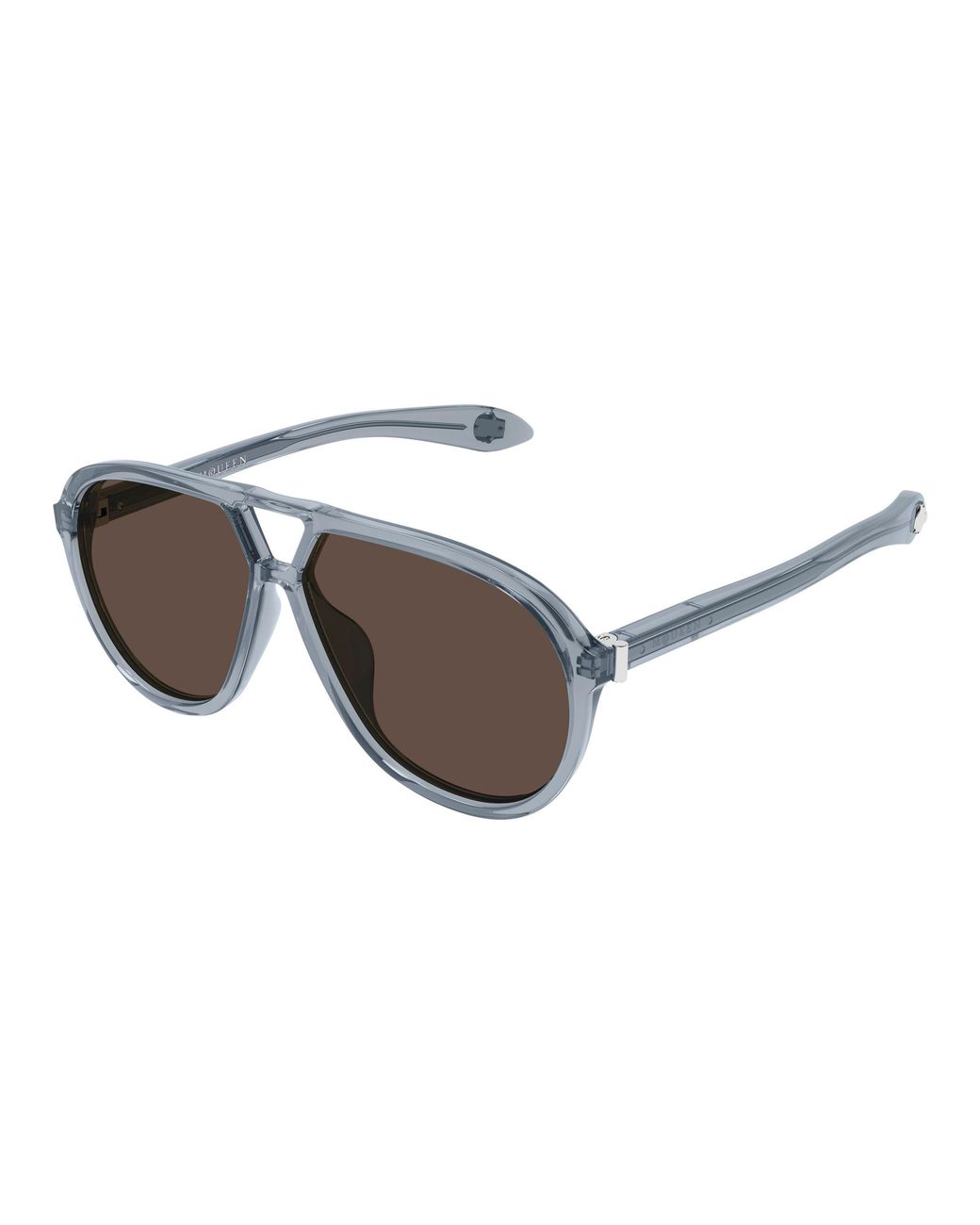 McQueen Black Am0586S 004 Sunglasses Acetate Pilot