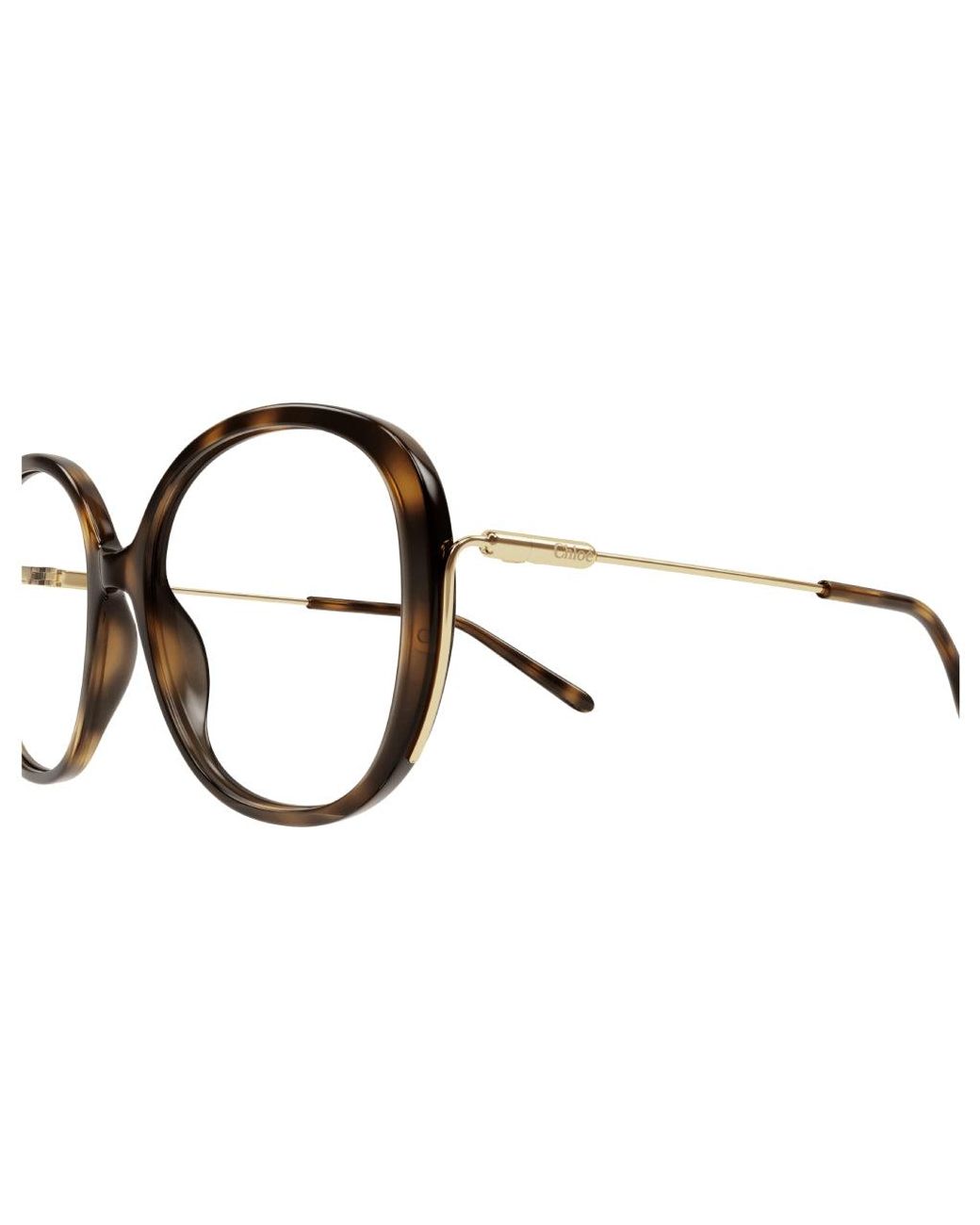 Chloé Black Ch0172O 002 Optical Frames Acetate Transparent Round