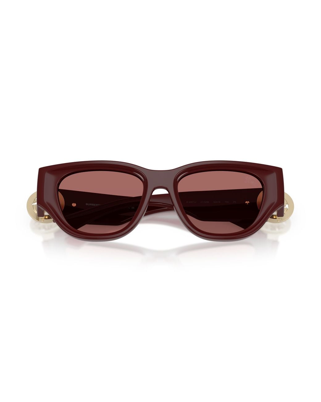 Burberry Black Be4467U 411969 Sunglasses Injected Cat Eye Normal