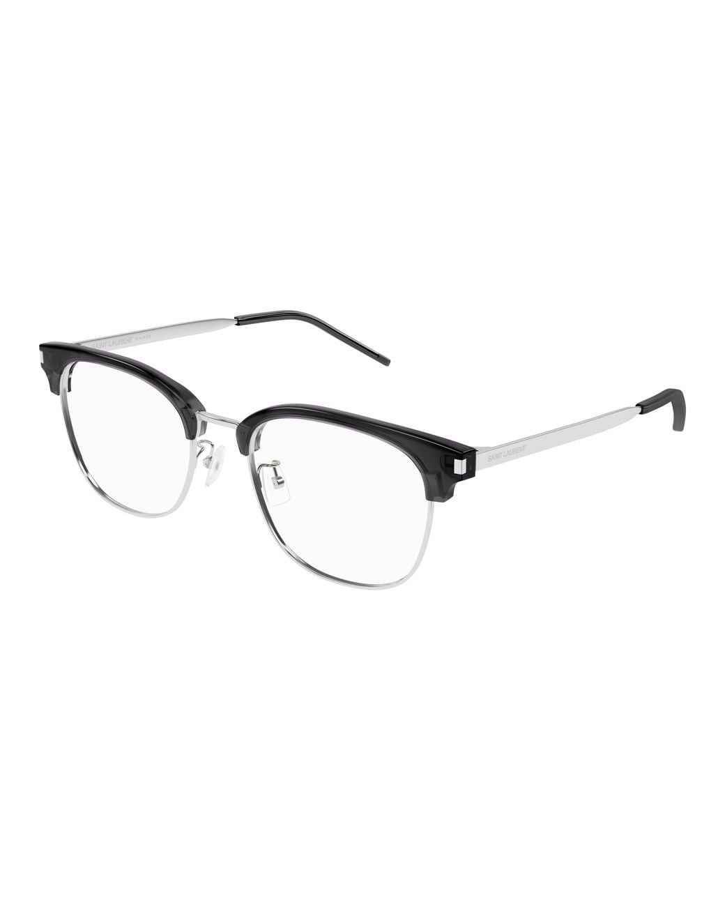 Saint Laurent Black Sl 649/F 004 Optical Frames Acetate Transparent Squared