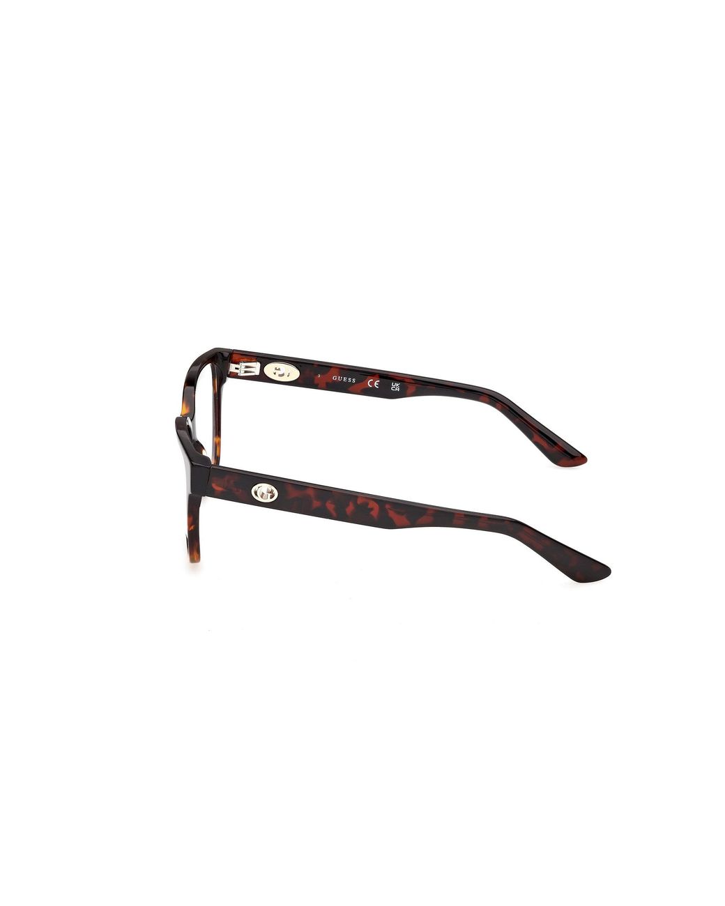 Guess Black Gu50381 52 Optical Frames Acetate Squared Normal