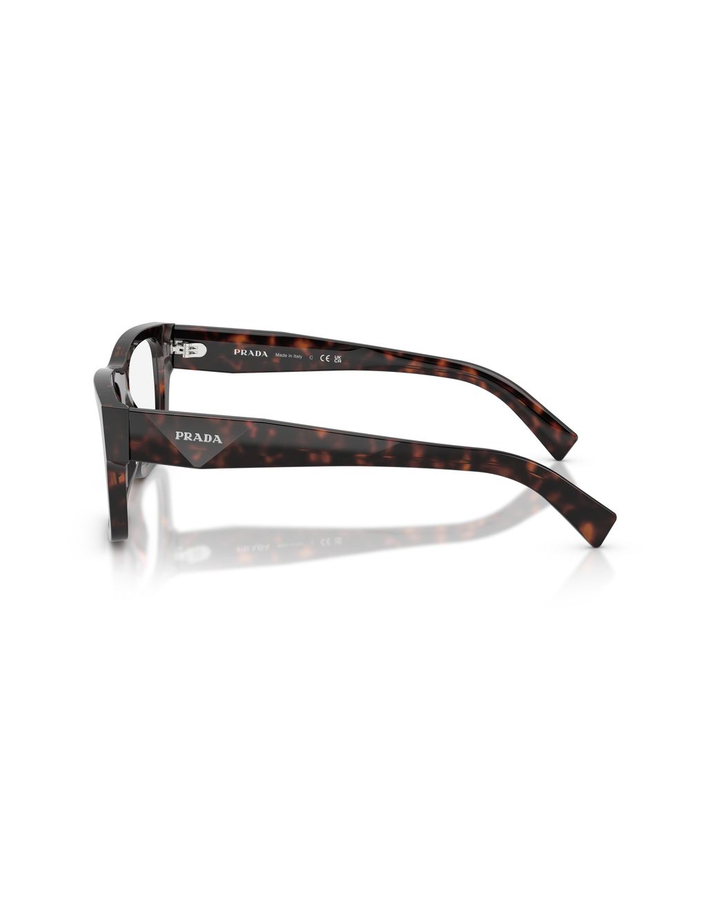 Prada Black Pr C01V 17N1O1 Optical Frames Acetate Pillow Normal for men