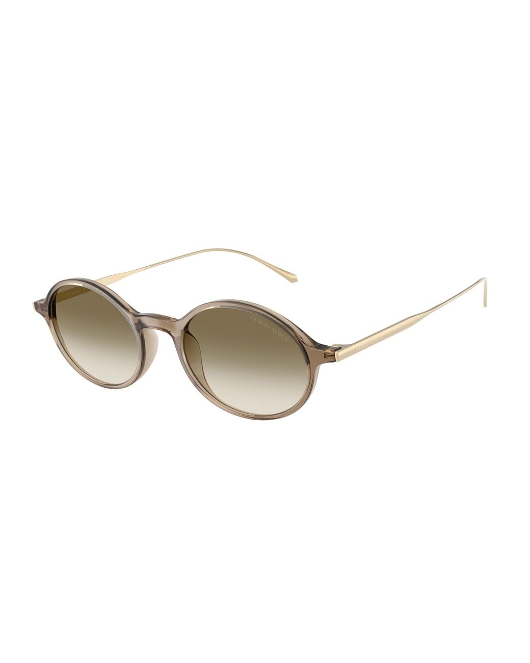 Giorgio Armani Black Ar8263U 648313 Sunglasses Injected Round Normal Nuanced for men