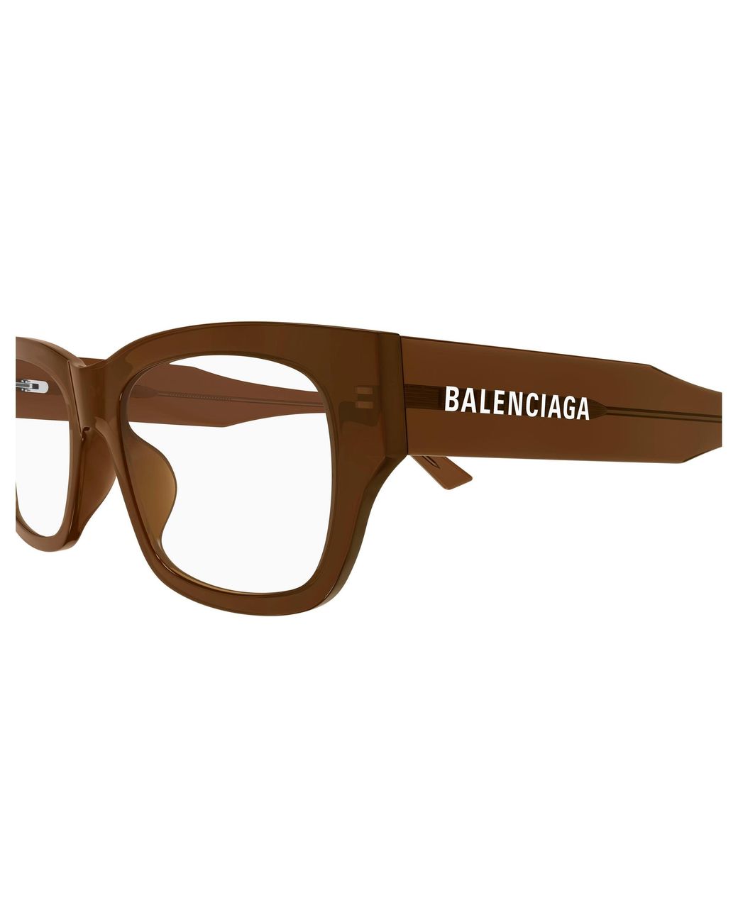 Balenciaga Black Bb0450O 005 Optical Frames Acetate Transparent Squared for men