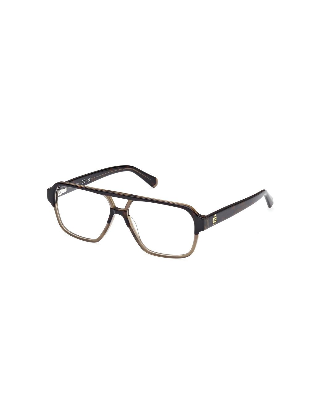 Guess Black Gu50093 056 Optical Frames Acetate Squared Normal for men