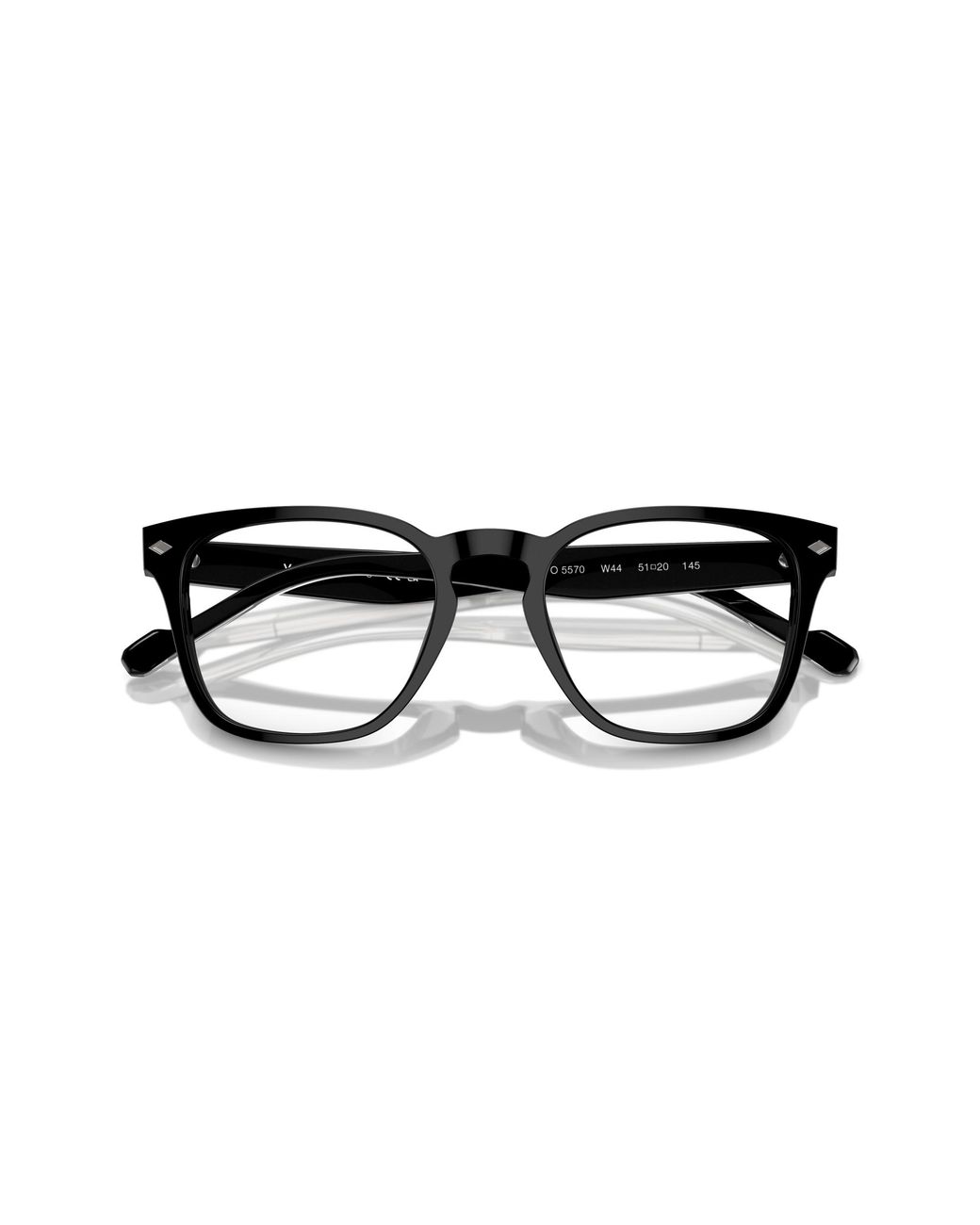 Vogue Eyewear Black Vo5570 W44 Optical Frames Acetate Transparent Squared Normal for men