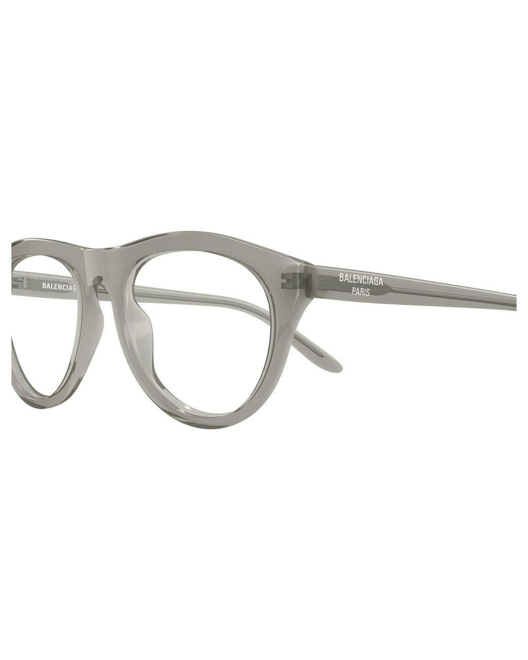 Balenciaga Black Bb0533O 003 Montature Da Vista Acetato Trasparente Pilot
