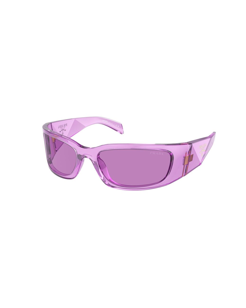 Prada Purple Pr A14S 13R30G Sunglasses Acetate Butterfly Normal