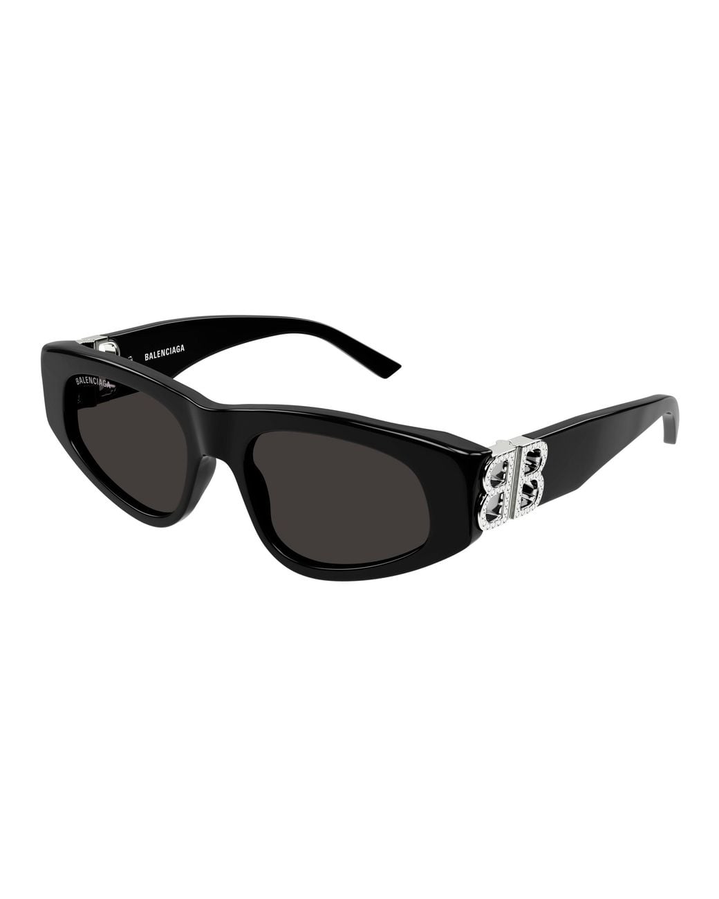 Balenciaga Black Bb0095S 018 Sunglasses Acetate Cat Eye