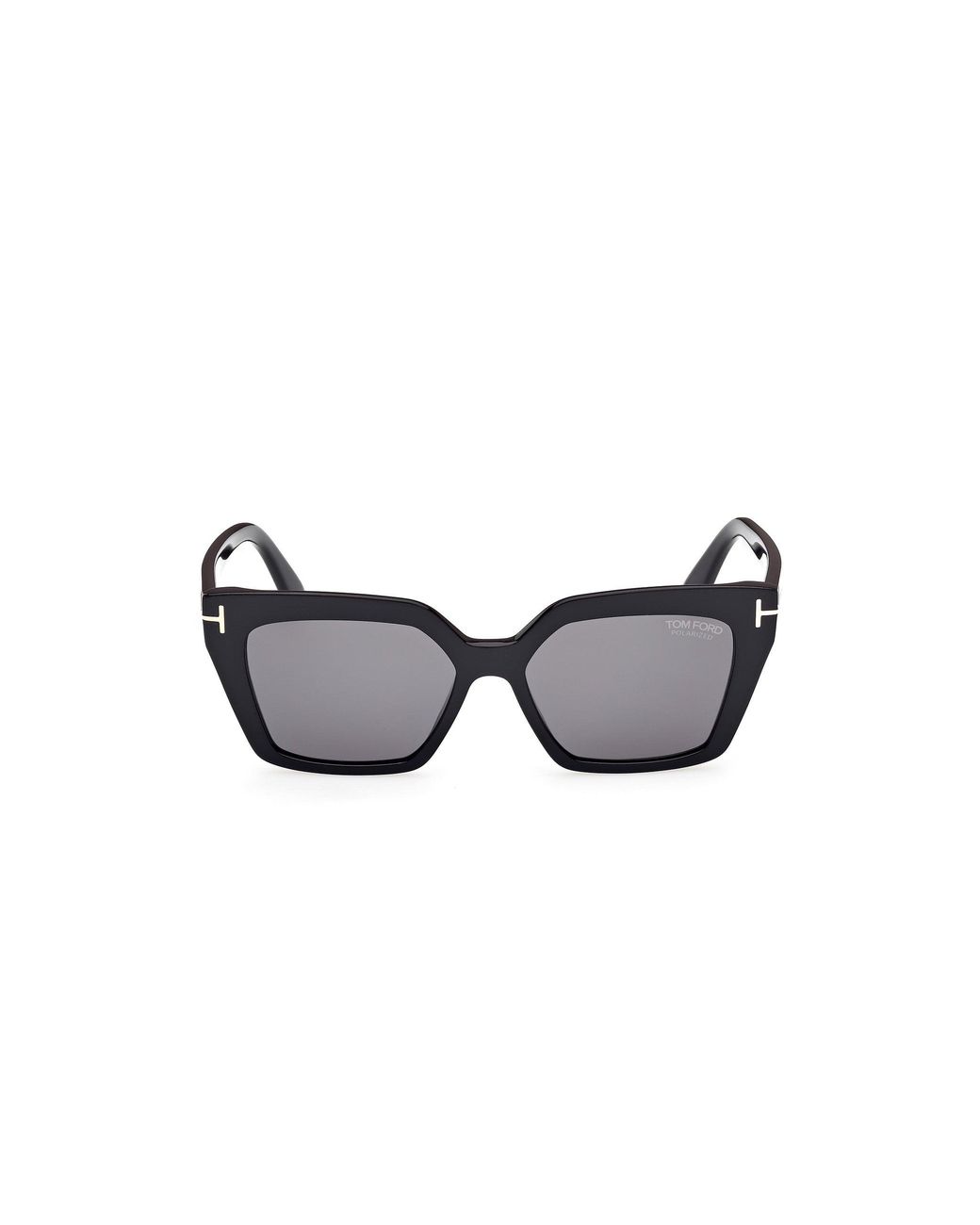 Tom Ford Black Ft1030 Winona 01D Sunglasses Acetate Smoke Cat Eye Polarized
